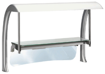 Верхняя стойка с 1 полкой 3 GN Electrolux 856248 (ZLGS12HG) в ШефСтор (chefstore.ru)